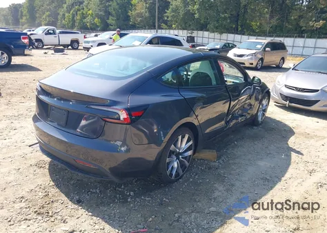 2025 Tesla Model 3 Long Range Rear-Wheel Drive from USA, damaged, VIN 5YJ3E1EA6SF994244